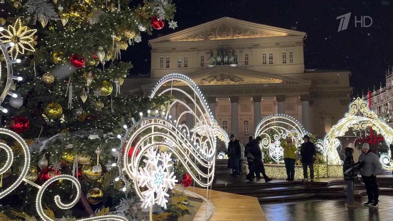 В новогоднюю ночь в Центральной России ожидается легкий мороз