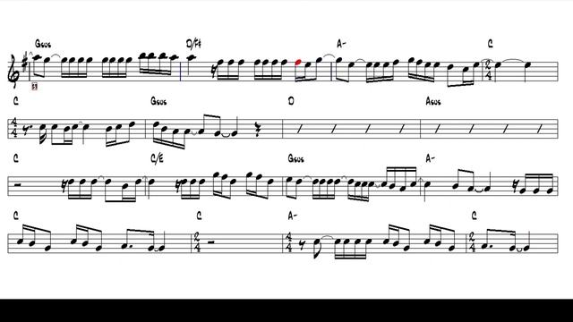 De Quem é a Culpa_ - Marília Mendonça 2017 (Alto Sax Eb) _Sheet music_ ( 720 X 1280 )