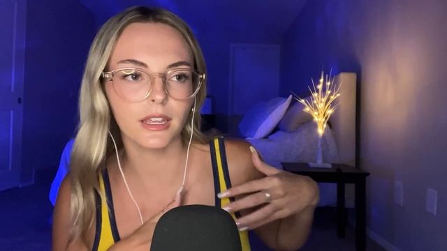 ASMR On Myself   Glasses Tapping, Hair Scratching