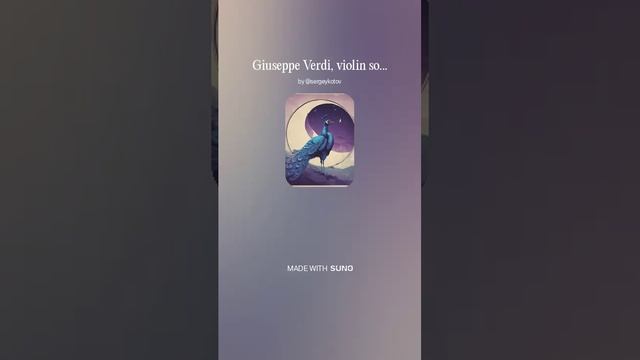 Giuseppe Verdi, violin solo,