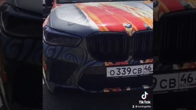 Оклейка пленкой на BMW X5M 2021 F95