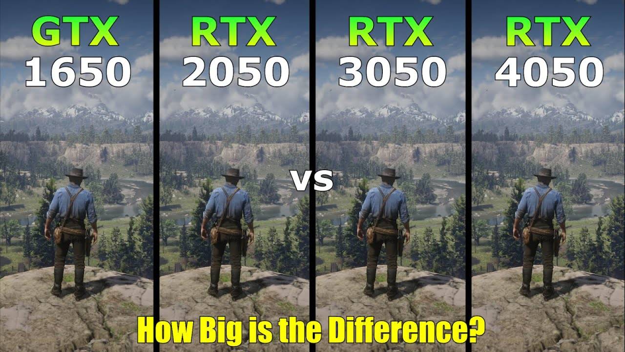 GTX 1650 vs RTX 2050 vs RTX 3050 vs RTX 4050