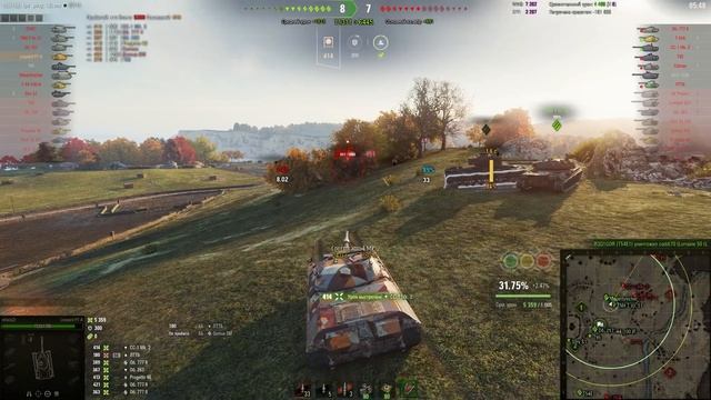 Мир танков. WOT. Бой на LEOPARD PT  A. Взял 3 фрага и набил 9.3К урона