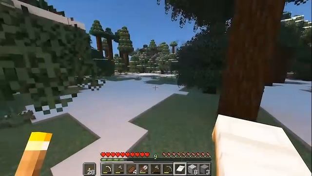 Праздничное строительство в Minecraft 🎅 Уютный зимний домик с рождественскими украшениями! 🎁