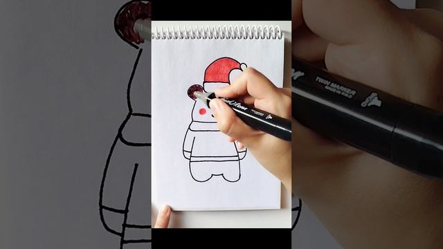 Новогодний рисунок / мишка