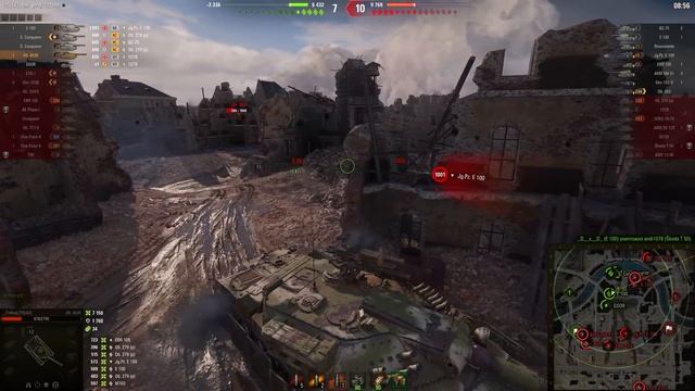 Мир танков. WOT. Бой на Объект 452К. Взял 2 фрага и 10.4К урона
