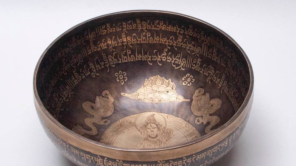 Поющая чаша, 26.5 см. (Ля2, 111 Hz; Ми4, 335 Гц)