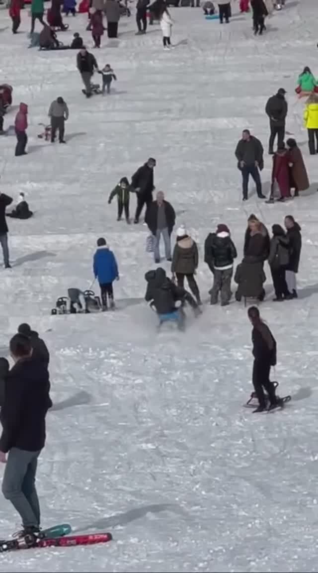 Спуск без тормозов