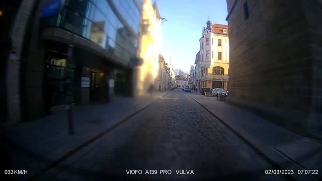VIOFO A139 PRO 4K - SLUNEČNO, ZADNÍ KAMERA