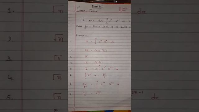 Gamma functions all formula | by Math's point 👈