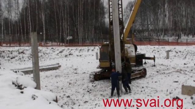 Забивка свай. ГрандСервисСтрой.
