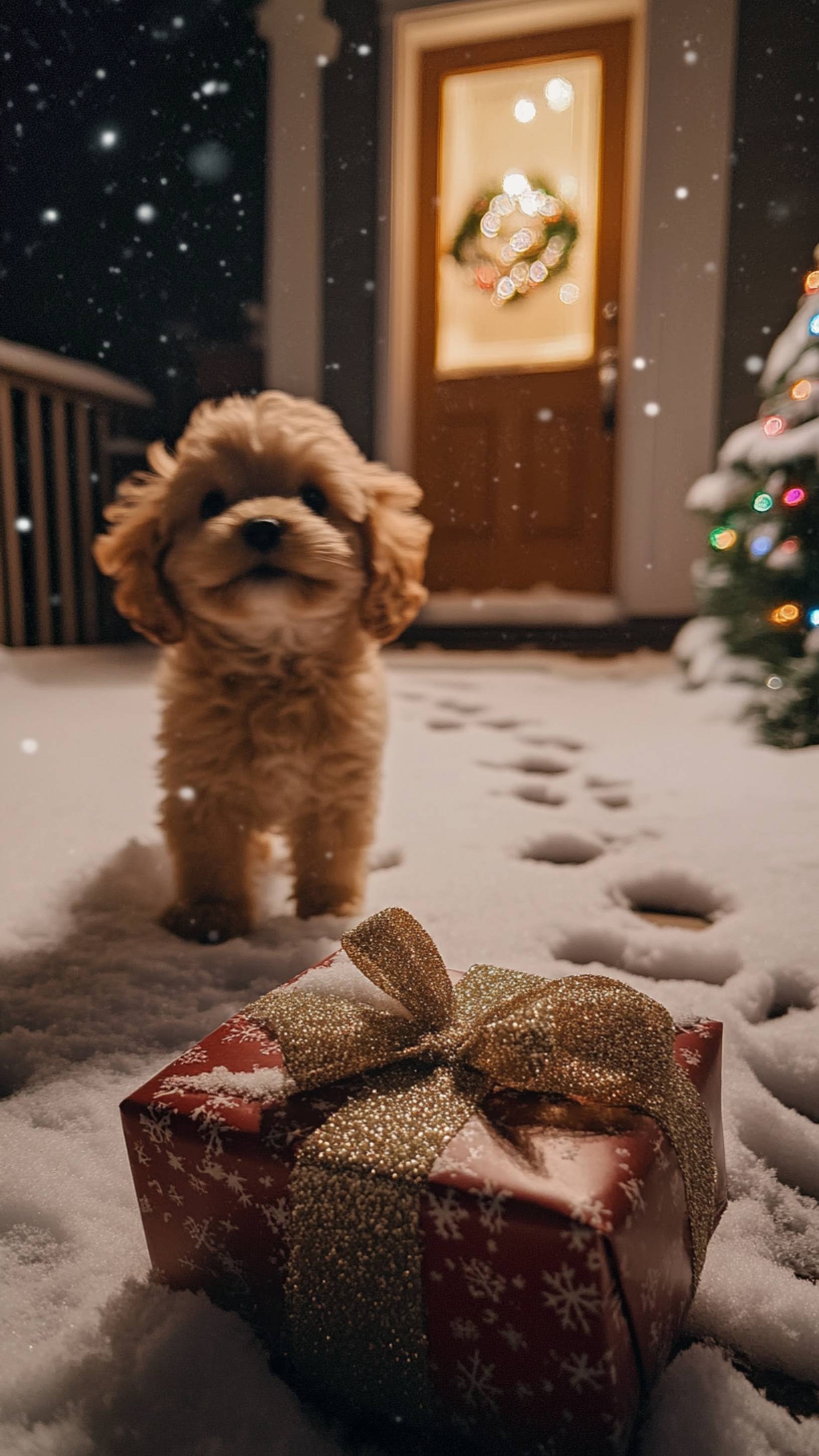 Подарок от Санты для щенка! 🎅🐶🎁