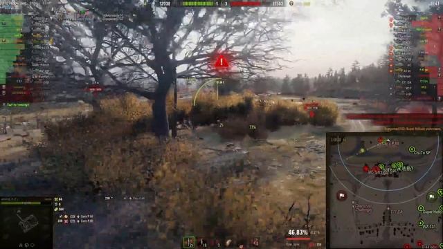 таакой бой получился на FV 1066