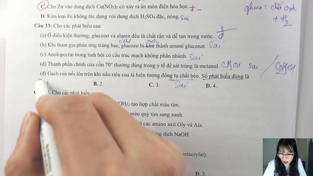 TỔNG ÔN LÝ THUYẾT ÔN THI CUỐI HK 1 - ĐỀ 2 - HÓA 12