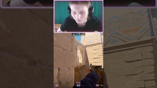 ИГРАЮ СТОЯ В КС 2 И УНИЧТОЖАЮ (CS 2) CHALLENGE #shorts