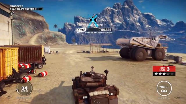 Just Cause 3 -tank mayhem