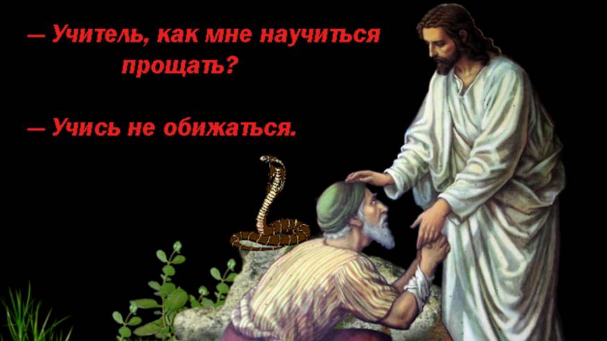 8 (2.6.3) Почему надо прощать всё