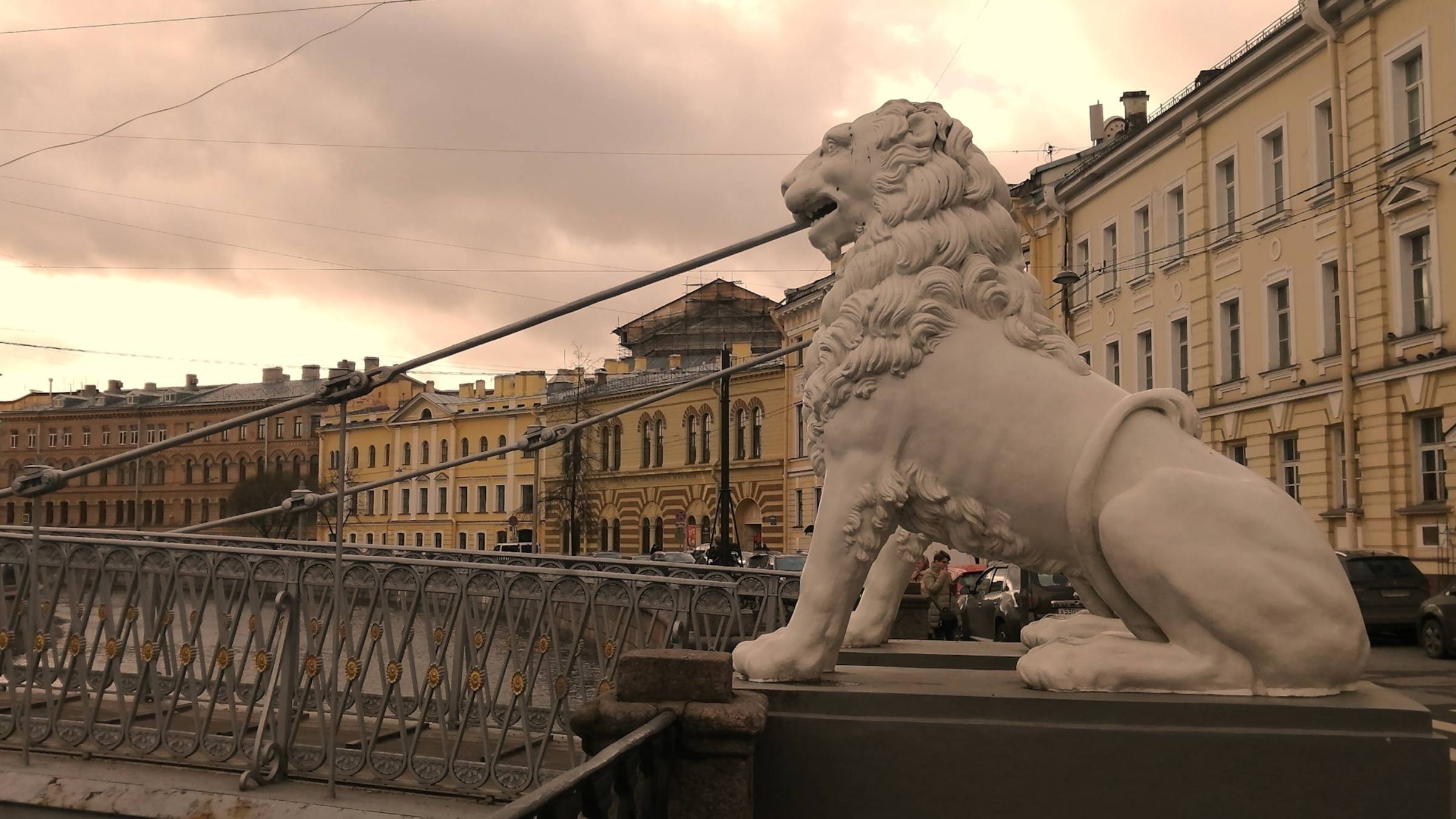 Львиный мост – чудо питерской архитектуры. История три столетия.