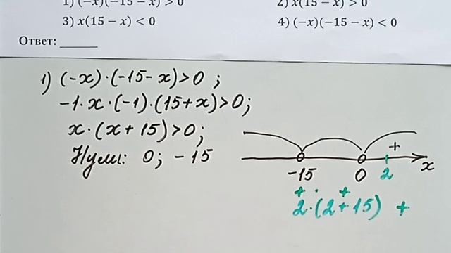 📚Решаем неравенство №13 из ОГЭ-2025 методом интервалов. Это просто!