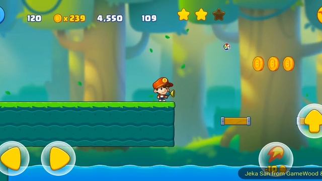Level 120. Босс  8. Прохождение игры Super Jacks World  Free Run Game на Android