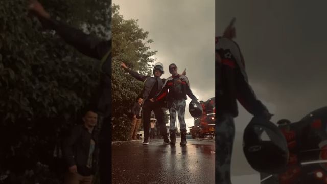Мотофестиваль 2024 . Танци под дождем