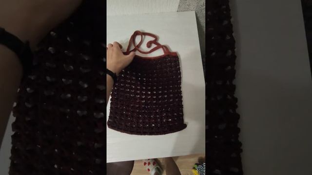 ходите в магазин со своим пакетом #crochet #вяжем #вязаниекрючком #handmade #вязание #авоська