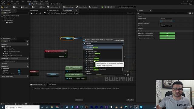 9. 31.Find node that you want in unreal engine