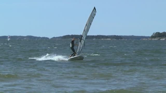 Виндсерфинг в Финляндии. Hanko, SilverSand. 09.07.2013