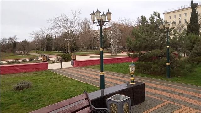 Керчь. Набережная, ветер 09.00 27.12.24