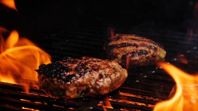 Thai Burger with Peanut Sauce