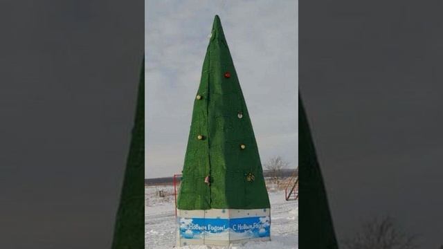 В Оренбургской области чиновники поставили искусственную ёлку