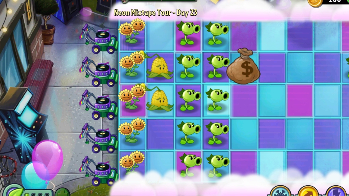 День 23 Неоновый Микстейп Тур ( Neon Mixtape Tour)  Plants vs. Zombies 2