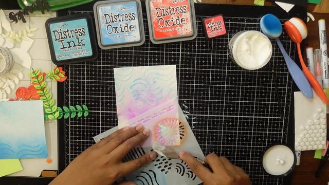 Mix media Cards with Hero Arts part 2