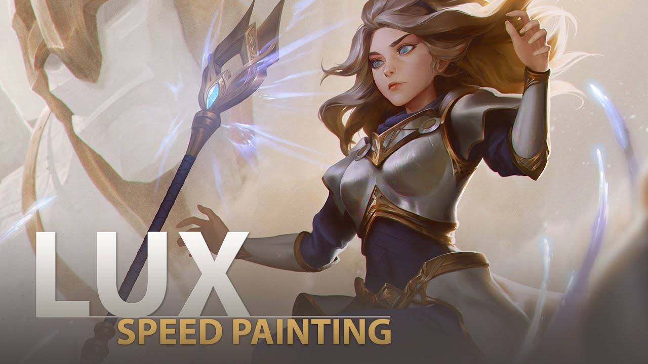 LUX - Лига Легенд | LUX - League of Legends : Спид Пэинтинг | Speed painting