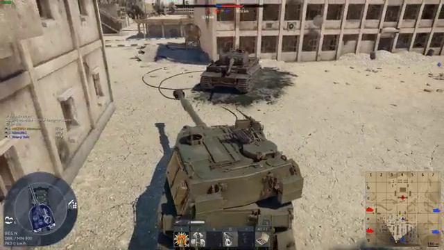 ПУСТЫНЯ в WAR THUNDER (360p)
