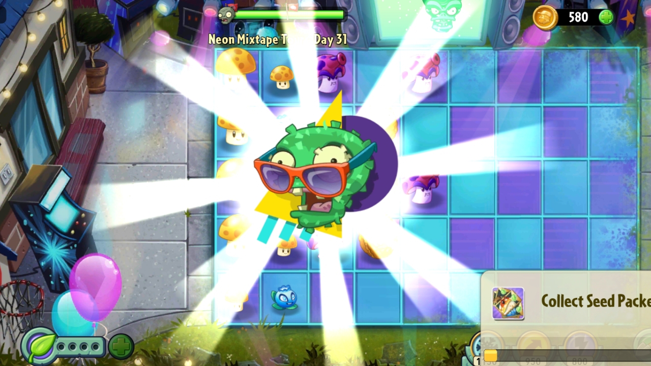 День 31 Неоновый Микстейп Тур ( Neon Mixtape Tour)  Plants vs. Zombies 2