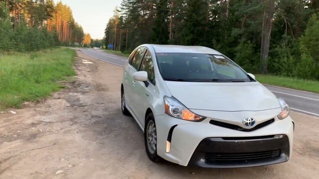 Получаю Toyota Prius V 2015г. в Клайпеде Литва. Перегон Своим Ходом в Питер На Таможню. Авто из США