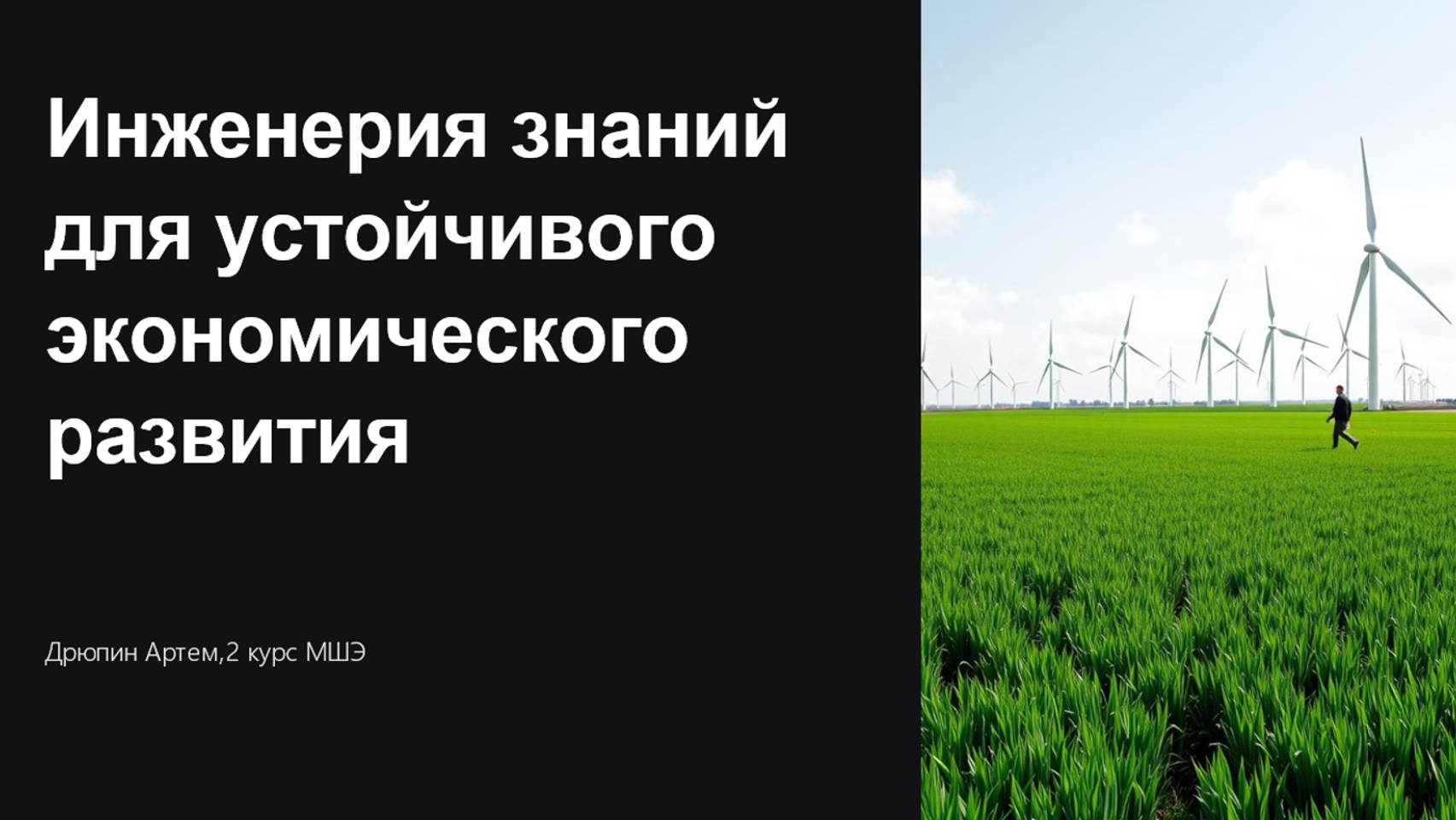 Дрюпин Артём «Инженерия знаний для устойчивого экономического развития»