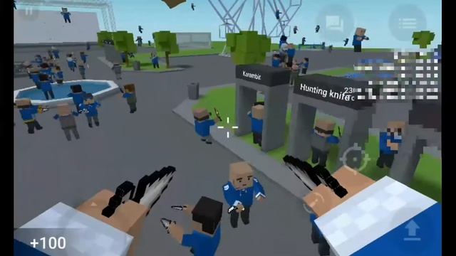 Играю на карте Meeting в | Block Strike