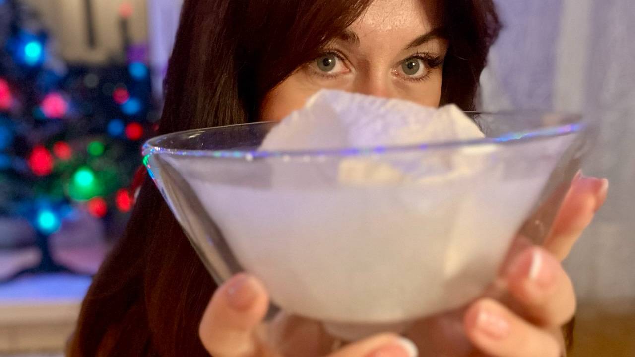 ASMR crunch of wet chalk_ Мел Воздушный мокрый
