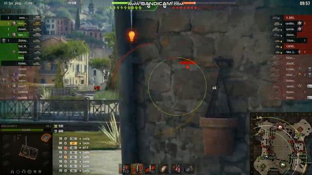 Мир танков. WOT. Бой на КВ 2. Взял 4 фрага