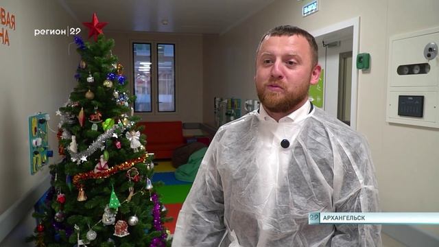 27.12.2024 Вручение подарков в детской больнице