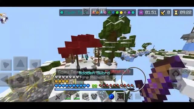 I'm getting bored¡ | Skywars Gameplay | MCPE