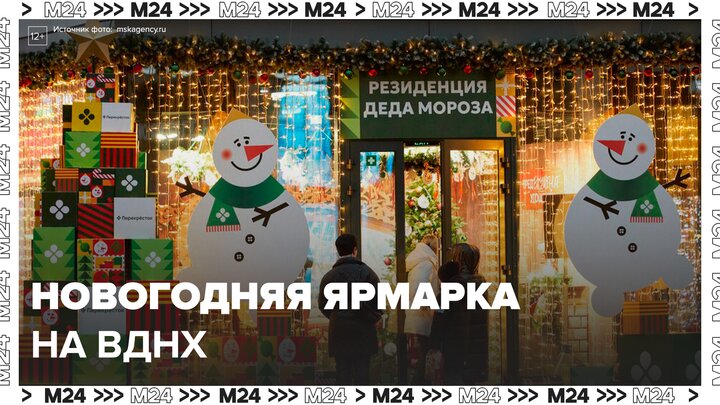 На ВДНХ открылась новогодняя ярмарка - Москва 24