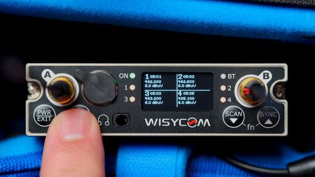 Wisycom MCR54 4-Channel Multi-band True Diversity Receiver - Frequency Scanning & Setup