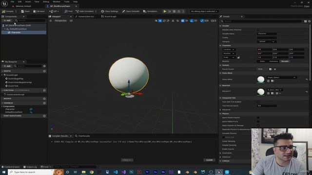 4. 26.add static mesh and camera to our pawn