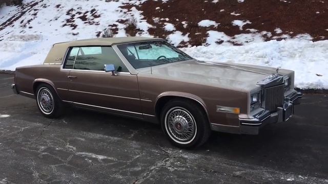 1984 Cadillac Eldorado Roadster. For Sale By Elite Motor Cars Of Peabody MA. Factory Two Tone!!Sold