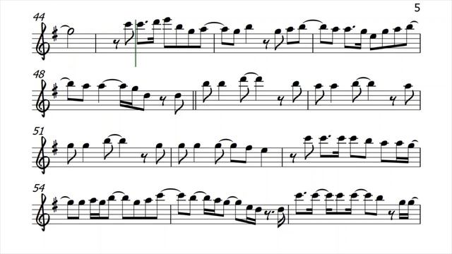 Dance With My Father Alto Sax Sheet Music Backing Track Play Along Partitura ( 720 X 1280 )