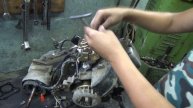 Ремонт двигателя скутера .