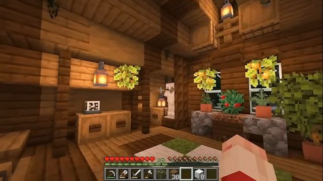 Minecraft рождественское строительство 🎄 Украшаем зимний домик с модами Snowy Spirit! ❄️